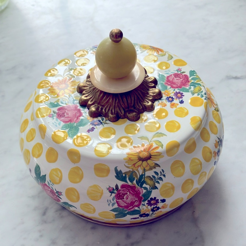 Mackenzie-Childs Retired Buttercup Dome Lid